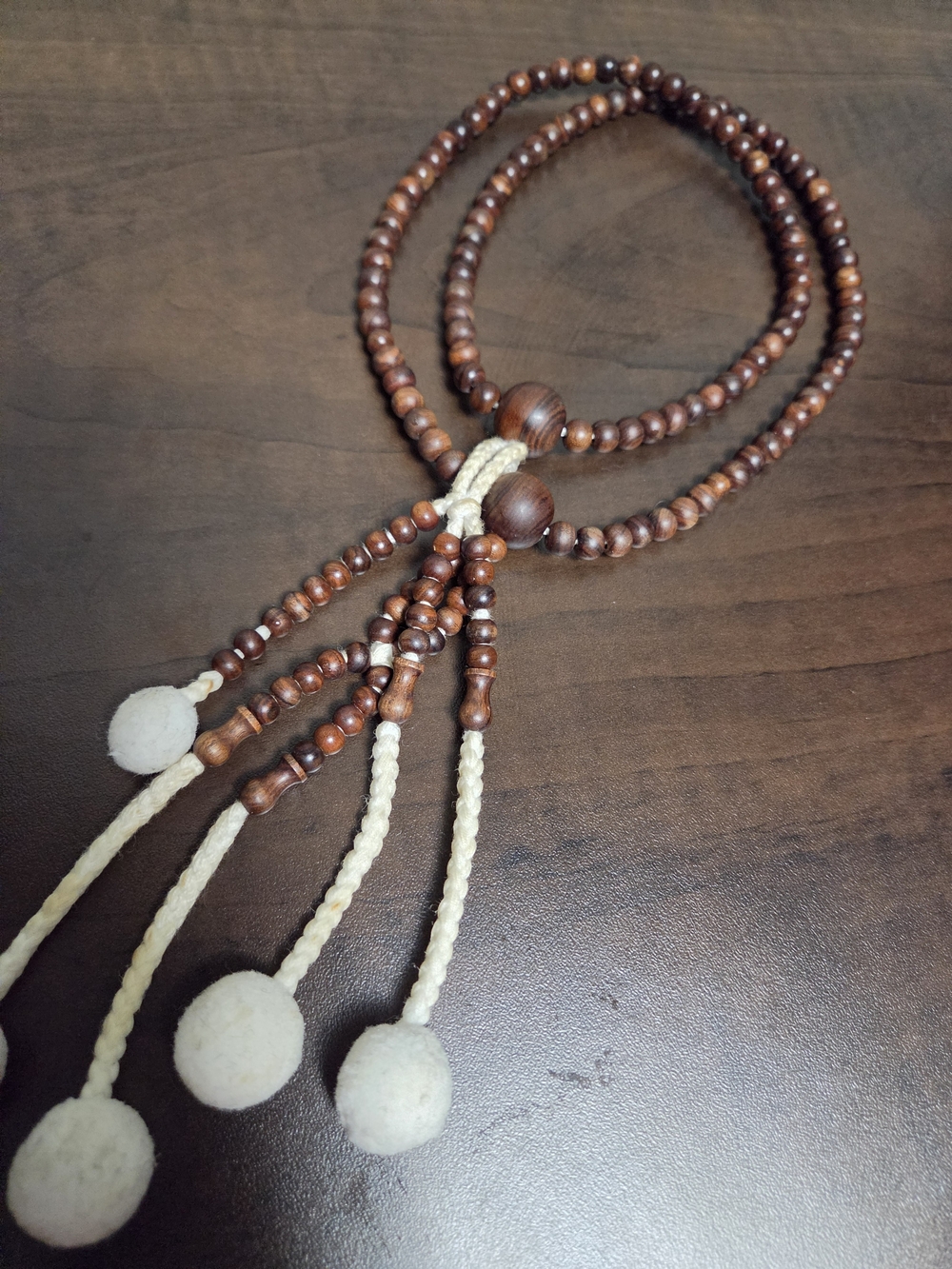 Vintage 1970s Japanese Juzu Nenju Mala Prayer Beads